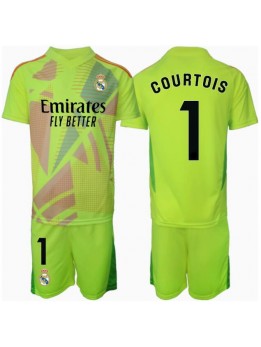 Real Madrid Thibaut Courtois #1 Målvakt Replika Tredje Kläder Barn 2024-25 Kortärmad (+ byxor)